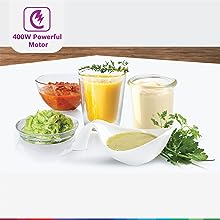 BOSCH Hand blender CleverMixx 400 W White, Red MS1WR1111I - Premium Chopper from Bosch - Just Rs. 2150! Shop now at Surana Sons