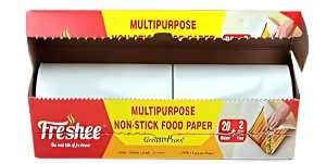 FRESHEE Multipurpose Non-Stick Food Paper, 20 Metre | Grease-Proof