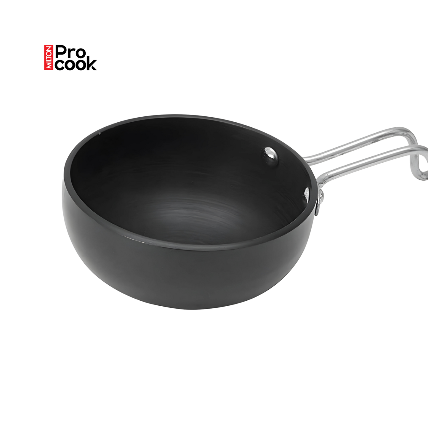 Milton Pro Cook Triply Stainless Steel/Hard Anodized Tadka Pan