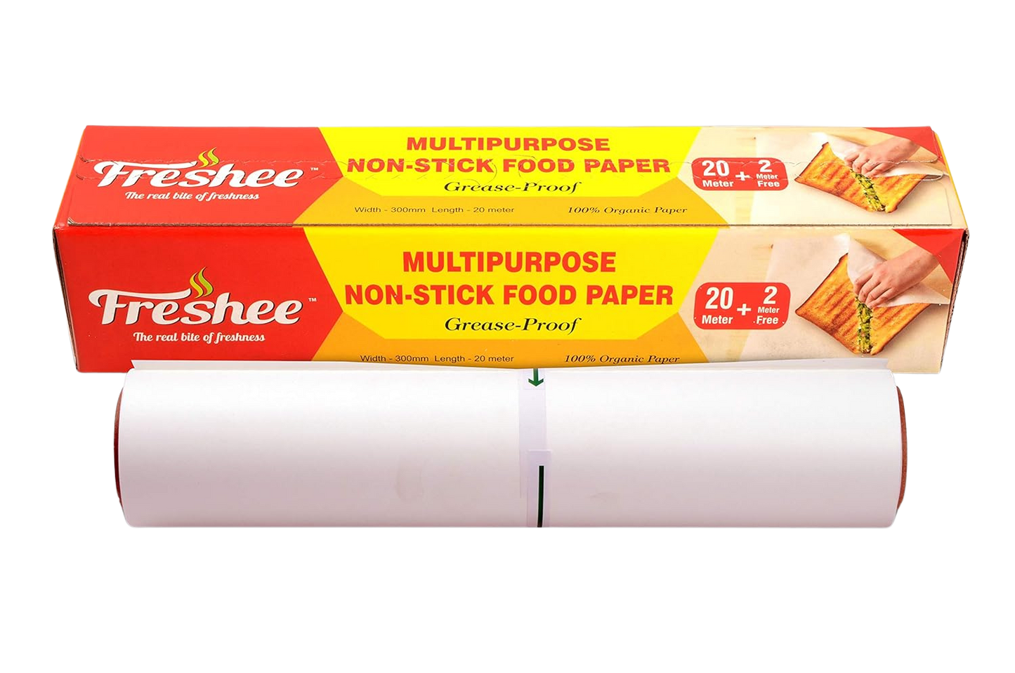 FRESHEE Multipurpose Non-Stick Food Paper, 20 Metre | Grease-Proof