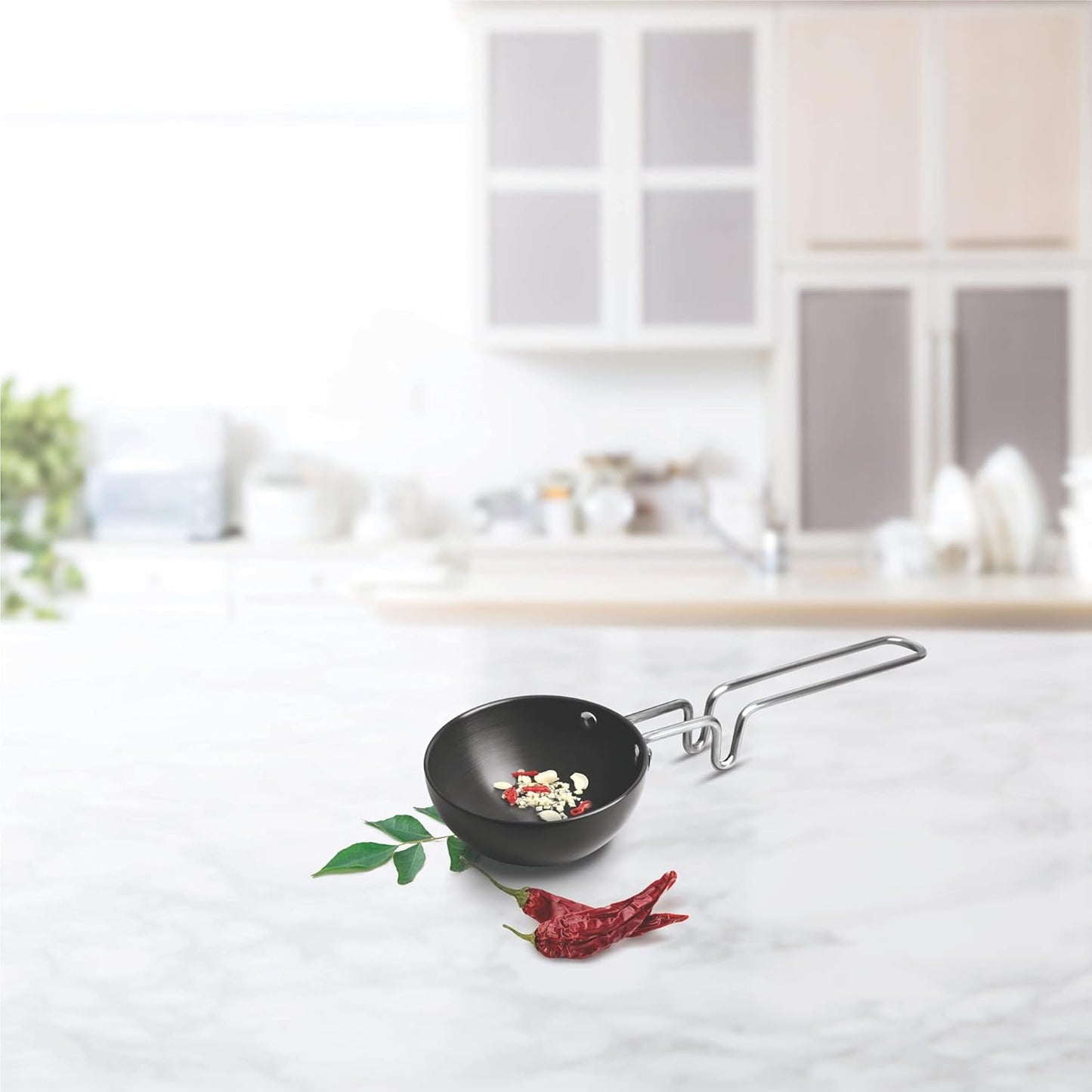 Milton Pro Cook Triply Stainless Steel/Hard Anodized Tadka Pan