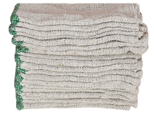 SKT Cotton Floor Cleaning Cloth | Duster | Cloth | Pocha (Off White) - Pack of 6 - Premium Cotton Pocha from Generic - Just Rs. 245! Shop now at Surana Sons