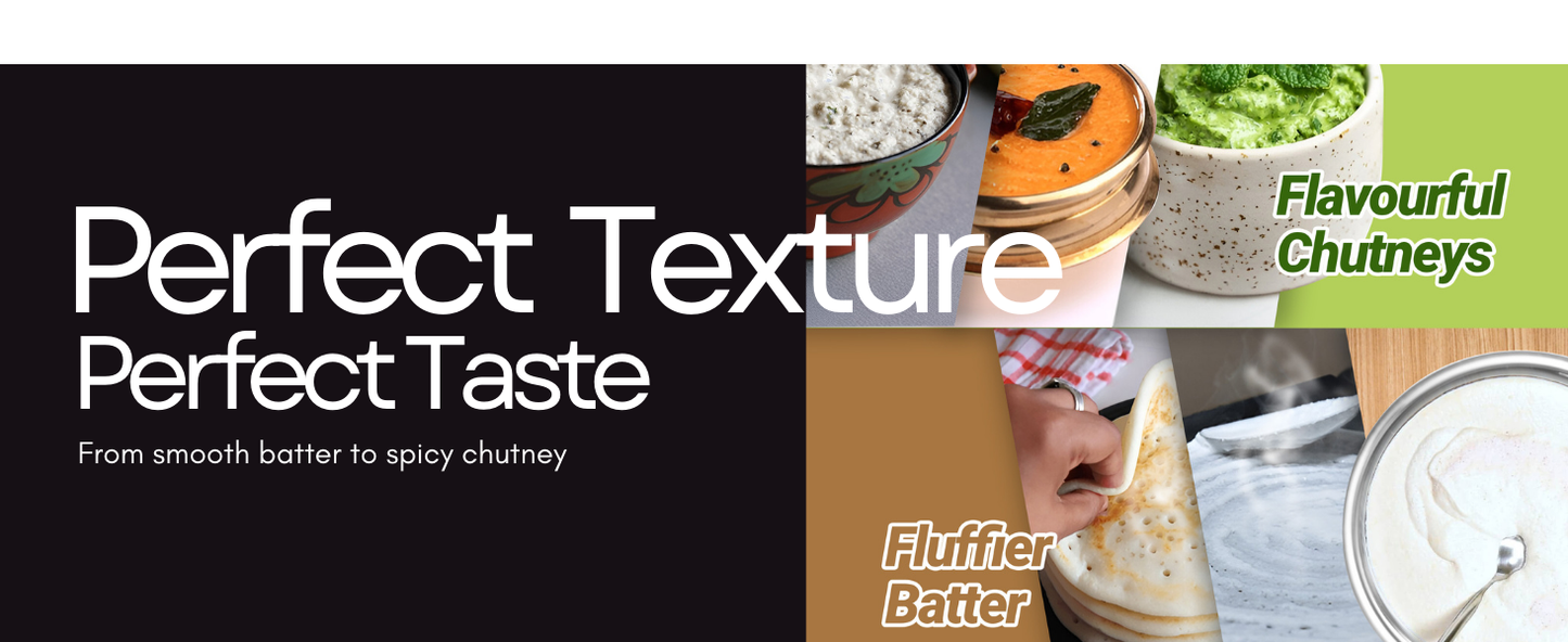 MILTON Artis Mixer Grinder | 800 Watt | Wine Brown Color