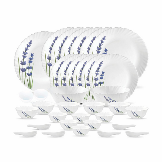 LaOpala Novo Collection | Opal Glass Dinner Set | 35 pcs