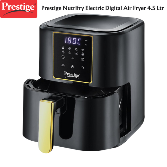 Prestige Nutrifry Electric Digital Air Fryer 4.5 Ltr - Premium Air Fryer from Prestige - Just Rs. 3799! Shop now at Surana Sons