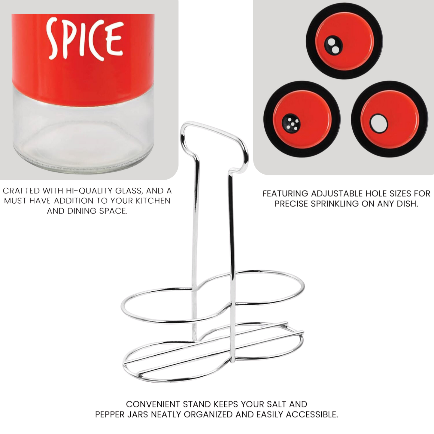 TREO By MILTON Zingy Salt And Spice Stand